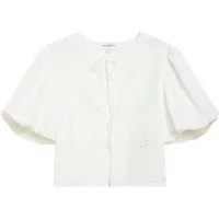 Grace & Mila Spitzenbluse WYLETTE - Bluse Damen - bestickte Bluse - Sommerbluse -