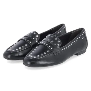 Tamaris Slipper  Schwarz - Gr. 37 -  Textil und Synthetik