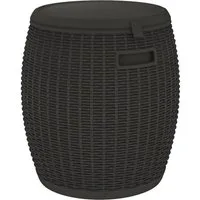 vidaXL Gartenbox 4-in-1 Gartenbox Schwarz Polypropylen