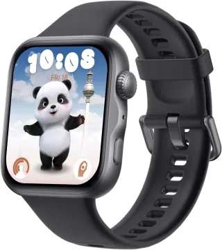Huawei Watch Fit 5 [inkl. Kautschuk-Armband schwarz] 43mm Aluminiumgehäuse schwarz