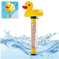 Hecht Badethermometer mit reißfesten Band Celsius 0-50°C, Ideal für Pools, Badewannen, Schwimmbäder und Teiche