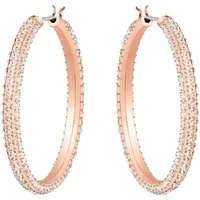 Swarovski Paar Creolen Dextera Round, mit Swarovski® Kristall