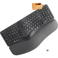 Ergotopia Wavelet - Ergonomische Bluetoothtastatur für schmerzfreies Tippen ergonomische Tastatur