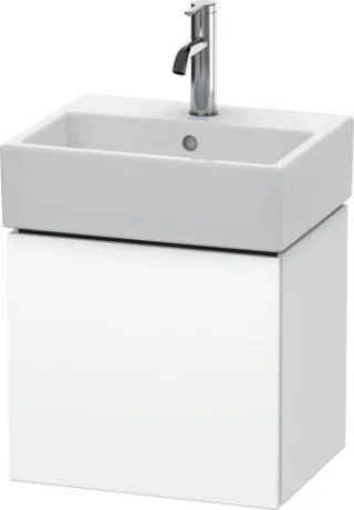 Duravit L-Cube Waschtischunterbau wandhängend Weiß Matt 434x341x400 mm - LC6245R1818 LC6245R1818