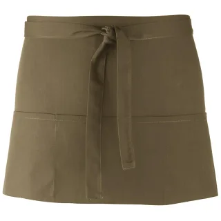 Premier Ladies/Womens Colours 3 Pocket Schürze (2er Pack) (Salbei)