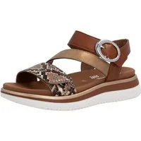 Remonte Plateausandale Sommerschuh, Sandalette mit praktischen Klettverschlüssen