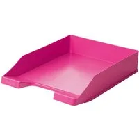 HAN-Bürogeräte Briefablage Briefablage Klassik A4/C4 stapelbar stabil modern Trend Colour pink
