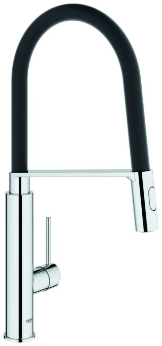 GROHE Einhand-Spültischbatterie Concetto 31491 ausziehbare Profibrause chrom, 31491000 31491000