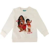Cerda Sweatshirt Disney Moana Sweatshirt Kinder Baumwoll-Mix angeraut bequem