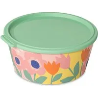 KOZIOL Aufbewahrungsschüssel NORA BOX 2,2l BLOOMS Schale 2,2l mit Deckel, Kunststoff, (1-tlg)