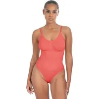 Smilodox Body Nysa, Bauchweg Stringbody, Formender Formbody, Verstellbare Träger atmungsaktives Material, Rückenausschnitt, Eleganter V-Ausschnitt