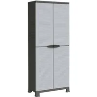 vidaXL Kommode, Kunststoffschrank 68x39x171,5 cm