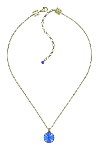 konplott - Halskette - Rivoli blau