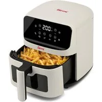Girmi Heißluftfritteuse FG2701 Ecofrit Lite FG27 4,2 Liter, 1500 W, Sichtfenster, Innenbeleuchtung, 8 Programme, Timer, BPA-PFOA frei