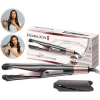 Remington Glätteisen 2-in-1 Lockenstab Curl&Straight Confidence S6606 Wellen