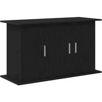 vidaXL Aquariumunterschrank Aquariumständer Schwarze Eiche 101 x 41 x 58 cm Holzwerkstoff