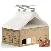 Blumtal Kleiderbügel Kleiderbügel Holz mit 360° drehbarem Metallhaken, (30-tlg), Zedernholz Mottenschutz mit Anti-Rutsch-Schicht & Einkerbungen