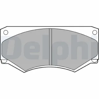 Delphi Bremsbel?ge vorne Mercedes G-Klasse T1 2,4