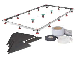Mepa Duschwannen-Set Montagerahmen SF XL 3S+ Universal für Stahl-Duschwannen, 182135 182135