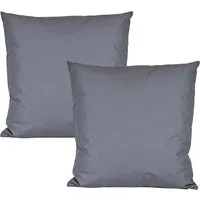 JACK Kissenbezüge 2er Set 50x50cm Outdoor Wasserfest, (2 Stück), 2x Kissenhülle, strapazierfähig, wasserabweisend, Innen & Außen