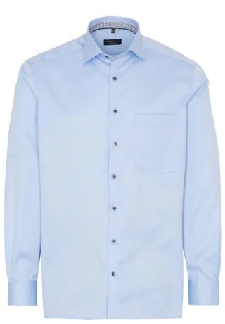 ETERNA - Langarmhemd Comfort Fit blau - Gr. - 41