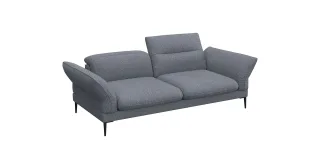 FLEXLUX 2,5-Sitzer "Salino, Funktionssofa, Relaxsofa" Sofa mit Arm- und Kopfteil-Verstellungen, Kaltschaum & Stahl-Wellen