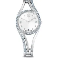 Swarovski Quarzuhr HYPERBOLA BANGLE 5715463, Armbanduhr, Damenuhr, Swiss Made, Edelstahlarmband, analog