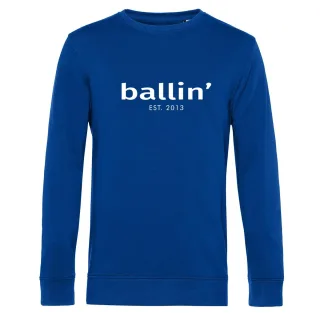 Basic Sweater von Ballin Est. 2013 in der farbe Blau und in größe XXL.