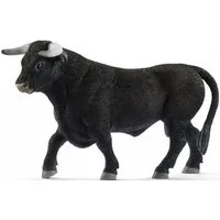 Schleich® Spielfigur FARM WORLD, Schwarzer Stier (13875)