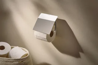 Hansgrohe Papierrollenhalter AddStoris S mit Deckel chrom,41783000 41783000