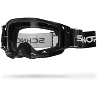 SCHNORR Sportbrille Schnorr MX Neo Motocross Brille Schwarz, Anti-Fog & Tear-Off, (1-St), Tear-Off & Roll-Off kompatibel