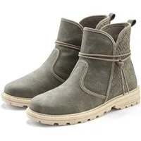 Vivance Boots, Stiefel Stiefelette mit raffinierten Bindebändern VEGAN