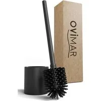 ovimar WC-Reinigungsbürste, (1-tlg), aus Edelstahl in Schwarz zur