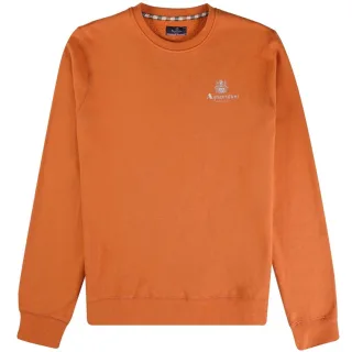 Aquascutum Active - Oranges Sweatshirt mit kleinem Logo
