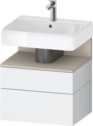 Duravit Qatego Waschtischunterbau wandhängend Weiß Matt 590x470x590 mm - QA4393083180000 QA4393083180000
