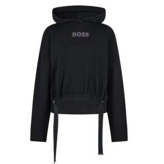 Boss - Kapuze mit Kordelzug für Damen (Schwarz)