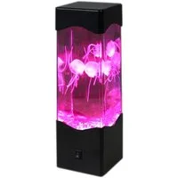 SATISFIRE LED Dekolicht Jellyfish Lampe Aquarium 3 schwebende Quallen Farbwechsel USB RGB, LED Classic, RGB (rot, grün, blau)