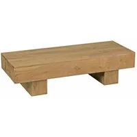 möbelando Couchtisch Couchtisch LUCCA Massiv-Holz Akazie 120cm breit Design Wohnzimmer-Tisc, 120 x 30 x 45 cm (B/H/L)