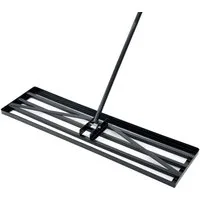 Meulbaty Rasenrechen Rasenplanierer mit verstellbarer Arbeitsbreite (190 cm oder 210 cm), (1-tlg), ideal zum Einebnen von Gartenflächen