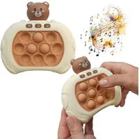 COIL Lernspielzeug Pop-It-Zappelspielzeug, Spielmaschine, Anti-Stress-Spielzeug, Licht, Ton, 4 Spielmodi, für Kinder ab 3 Jahren