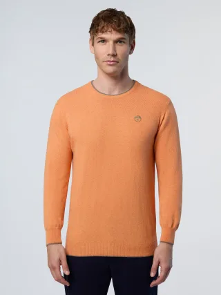 North Sails Pullover Rundhalsausschnitt mit gesticktem Logo