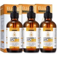 P-Beauty Cosmetic Accessories Gesichtsserum mit Vitamin C und E Hyaluronsäure 120ml, 3-tlg.