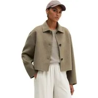 Marc O'Polo Outdoorjacke aus hochwertigem Melange-Doubleface