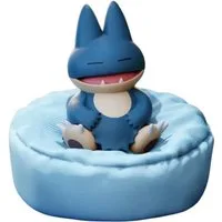 The Pokémon Company Sammelfigur schlafende Pokemon Figuren mit Kissen Sammlerstück Auswahl z.B Pikachu, Pikachu, Glumanda, Bisasam & co