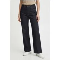 MAC Weite Jeans DREAM WIDE mit Fransen am Saum