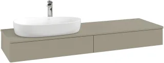 Villeroy & Boch Waschtischunterschrank Antao K15_5 1600x190x500mm mit Struktur FK/AP: GK/0 K15150GK