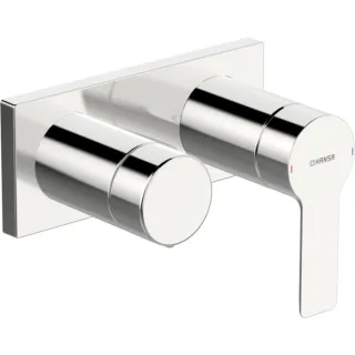 Hansa Hansamatrix Ligna Wannenarmatur 44559583 UP-Einhebelmischer, Drehumstellung, chrom