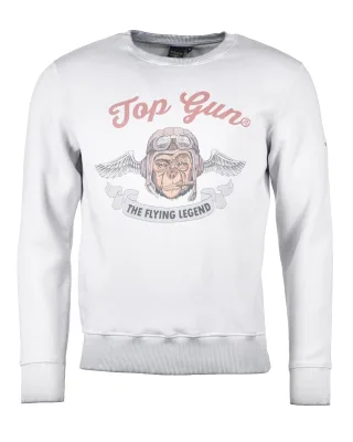 Top Gun Sweatshirt Smoking Monkey TG20191034
