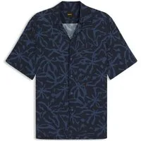 BOSS ORANGE Kurzarmhemd Rayer mit Print (1-tlg)