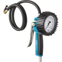 Reifen-Füllgerät 9041G-1, geeicht blau/schwarz, Messbereich bis 10 bar